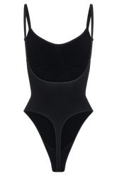 Alyssa Backless Shapewear Bodysuit - Black